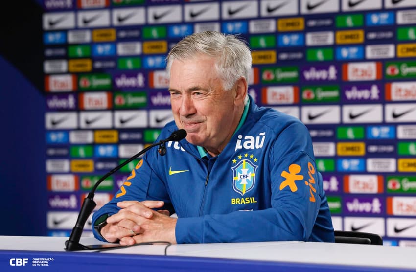 Carlo Ancelotti já admite seguir como técnico do Brasil até 2030