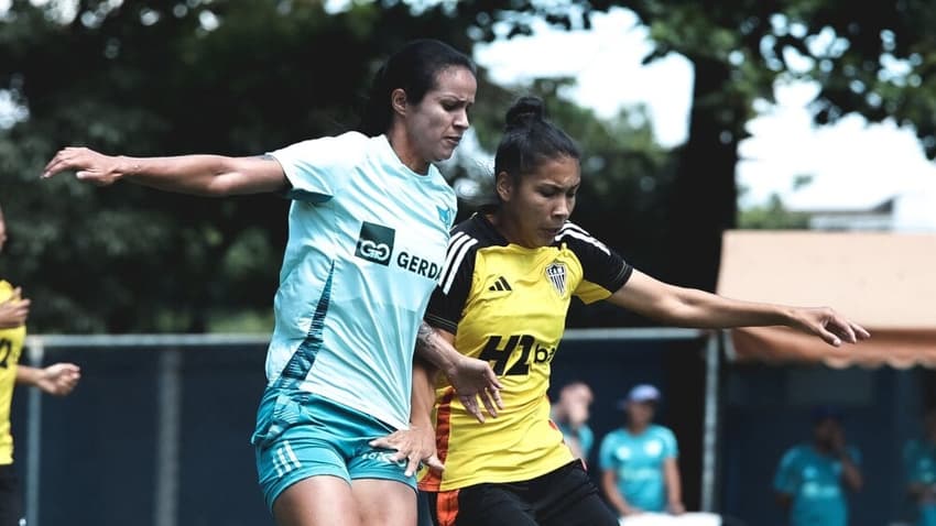 Cruzeiro e Atlético-MG disputam o Campeonato Mineiro Feminino. (Foto: Gustavo Martins/Cruzeiro)