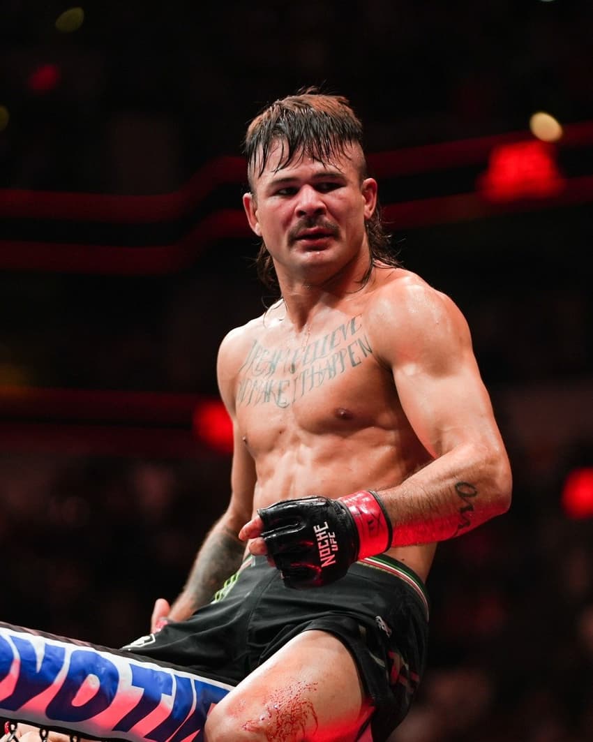 Diego Lopes foi o vencedor da luta principal do Noche UFC (Foto: Reprodução Instagram UFC Brasil)