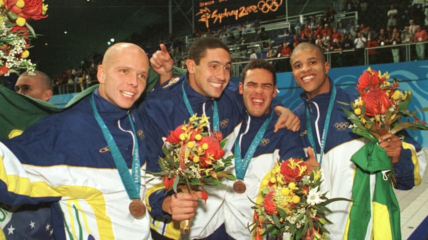 Da esquerda para a direita: Fernando Scherer, Carlos Jayme, Gustavo Borges e Edvaldo Valério (Foto: Satiro Sodré/SSPress)