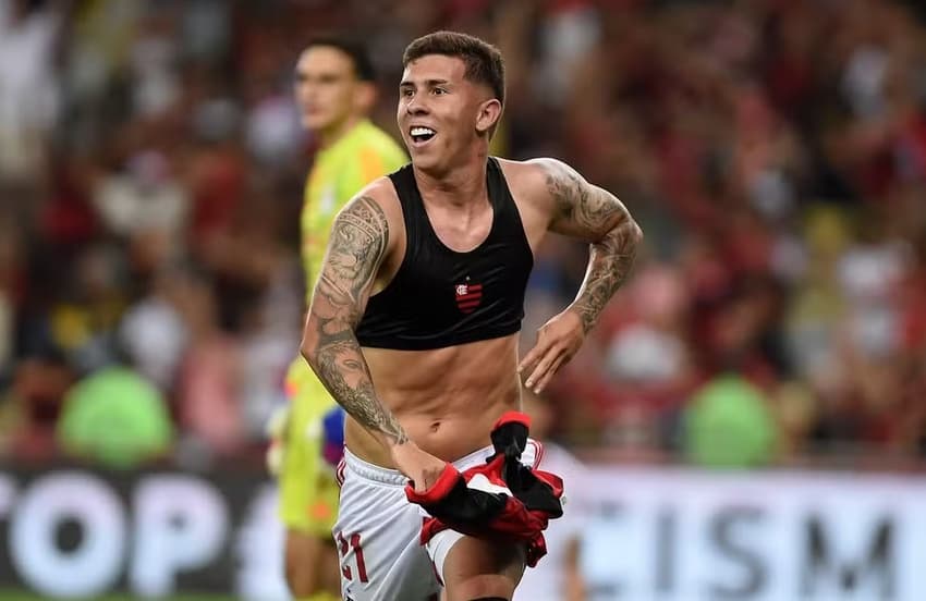 Felipe Teresa durante jogo do Flamengo (Foto: Divulgação/Flamengo)