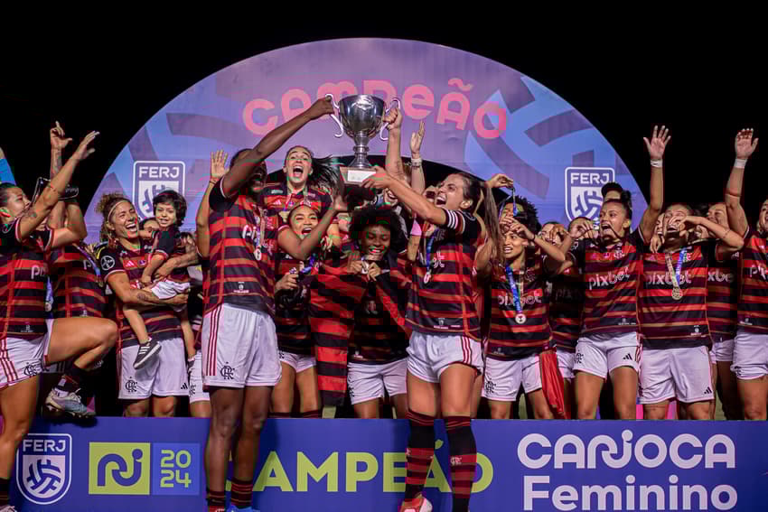 Flamengo é o atual campeão do Carioca Feminino (Foto: Paula Reis/Flamengo)