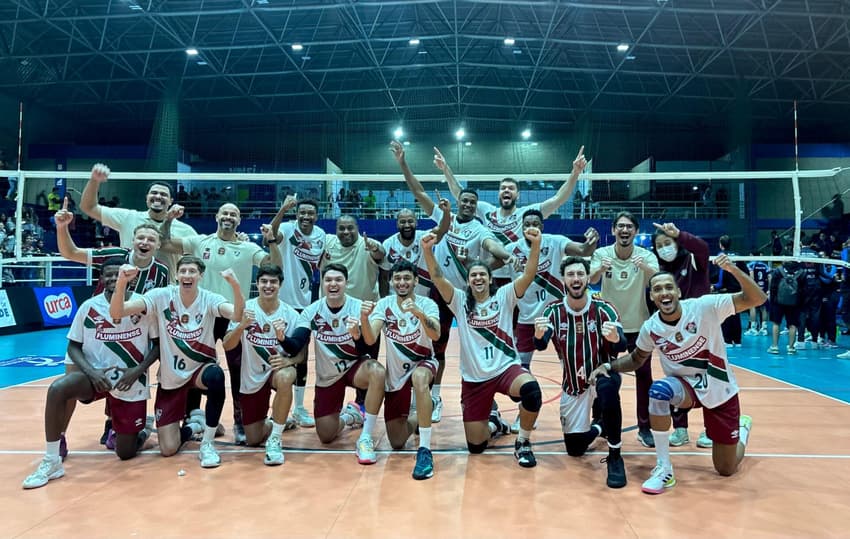 Fluminense foi campeão da etapa regional da Superliga C (Foto: Divulgação/ Fluminense FC)