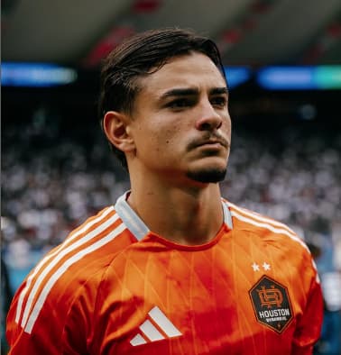 Felipe Andrade em ação pelo Houston Dynamo (Foto: Divulgação)