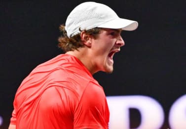 João Fonseca vibra na vitória na estreia da Laver Cup (Divulgação)