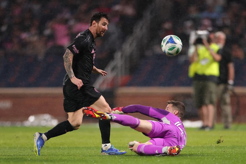 Lionel Messi faz o segundo gol no jogo do Inter Miami contra o New York City