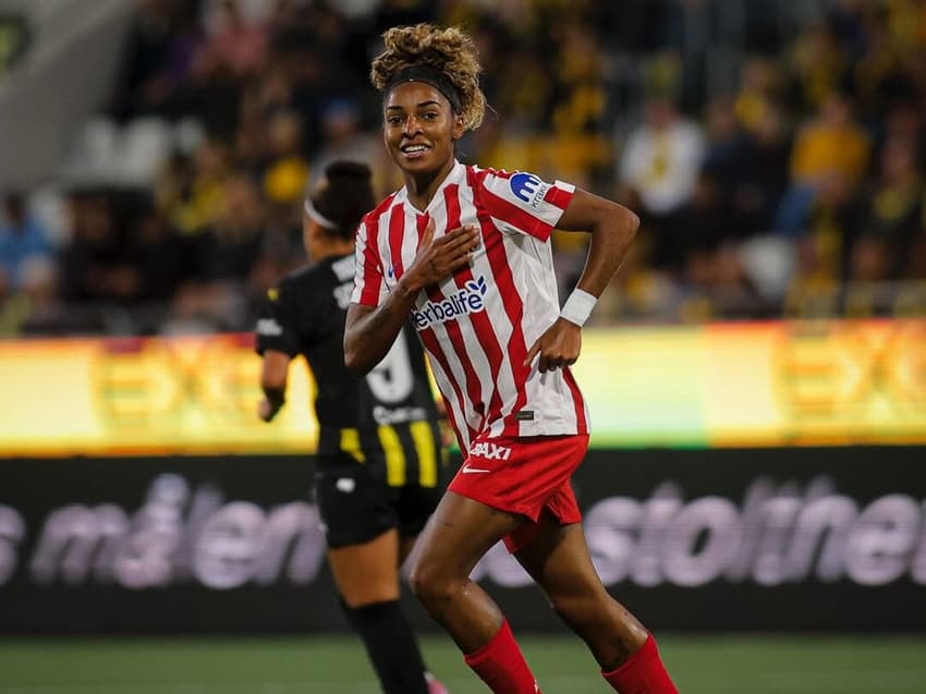Luany faz grande temporada pelo Atlético de Madrid. (Foto: Atlético de Madrid/Divulgação)