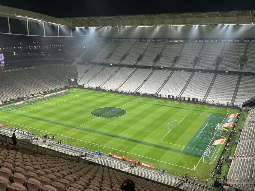Neo Química Arena antes do jogo entre Corinthians e Athletico-PR pela Copa do Brasil (Foto: Ulisses Lopresti / Lance)