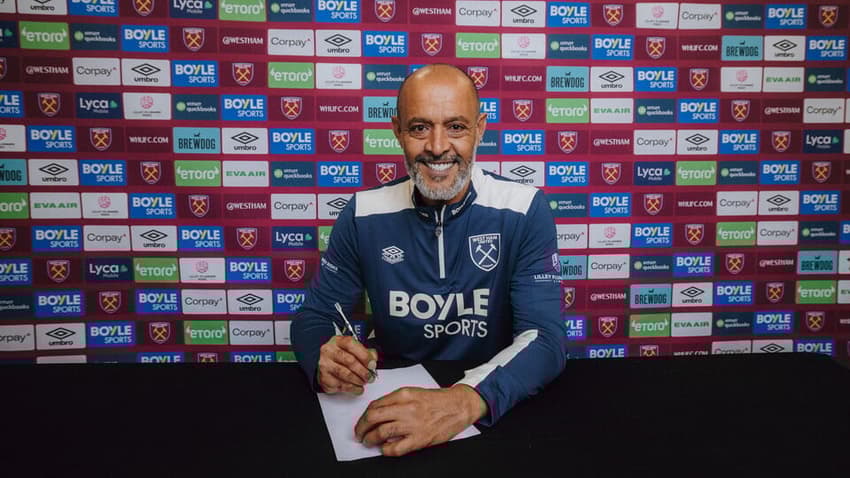 Nuno Espírito Santo foi anunciado no West Ham (Foto: Divulgação/West Ham)