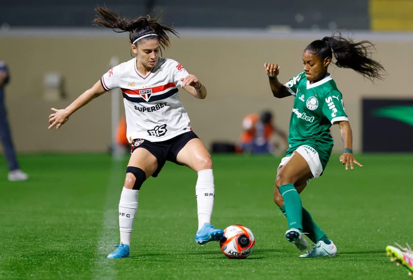 Palmeiras e São Paulo se enfrentam na 10ª rodada do Paulistão Feminino (Foto: Rubens Chiri/SPFC)