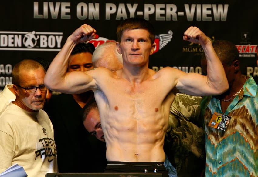 Ricky Hatton era campeão mundial no boxe (Foto: Al Bello/Getty Images/AFP)