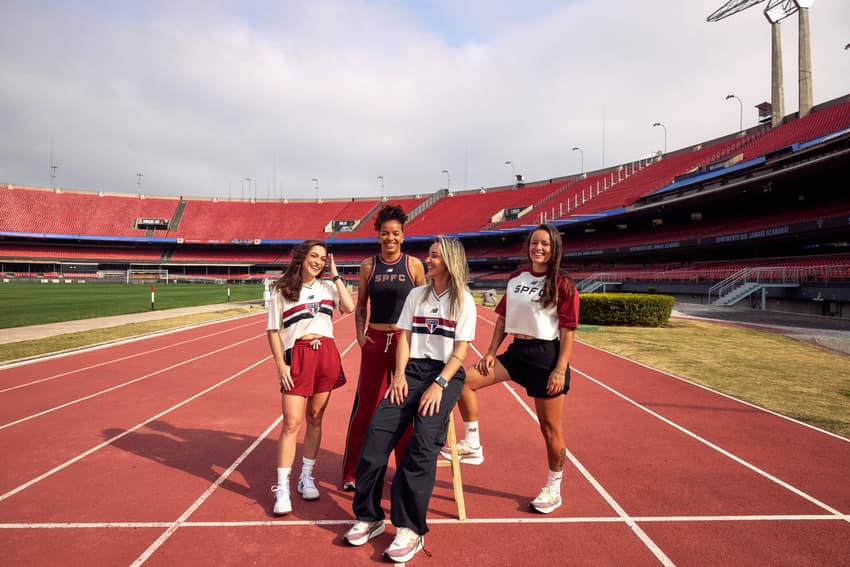 New Balance e São Paulo lançam coleção de peças femininas (Foto: Reprodução/New Balance)