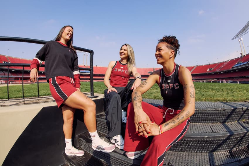 New Balance e São Paulo lançam coleção de peças femininas (Foto: Reprodução/New Balance)