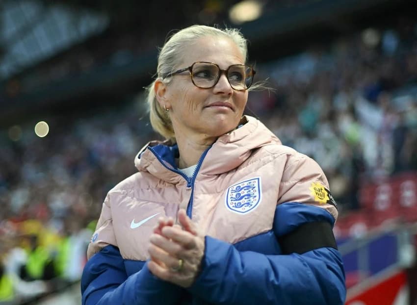 Sarina Wiegman, treinadora da Inglaterra. (Foto: Inglaterra/Divulgação)