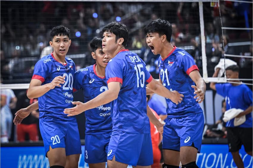 Tunisia venceu por 3 sets a 0 a Filipinas na estreia do Mundial de Vôlei Masculino (Foto: Volleyball World)