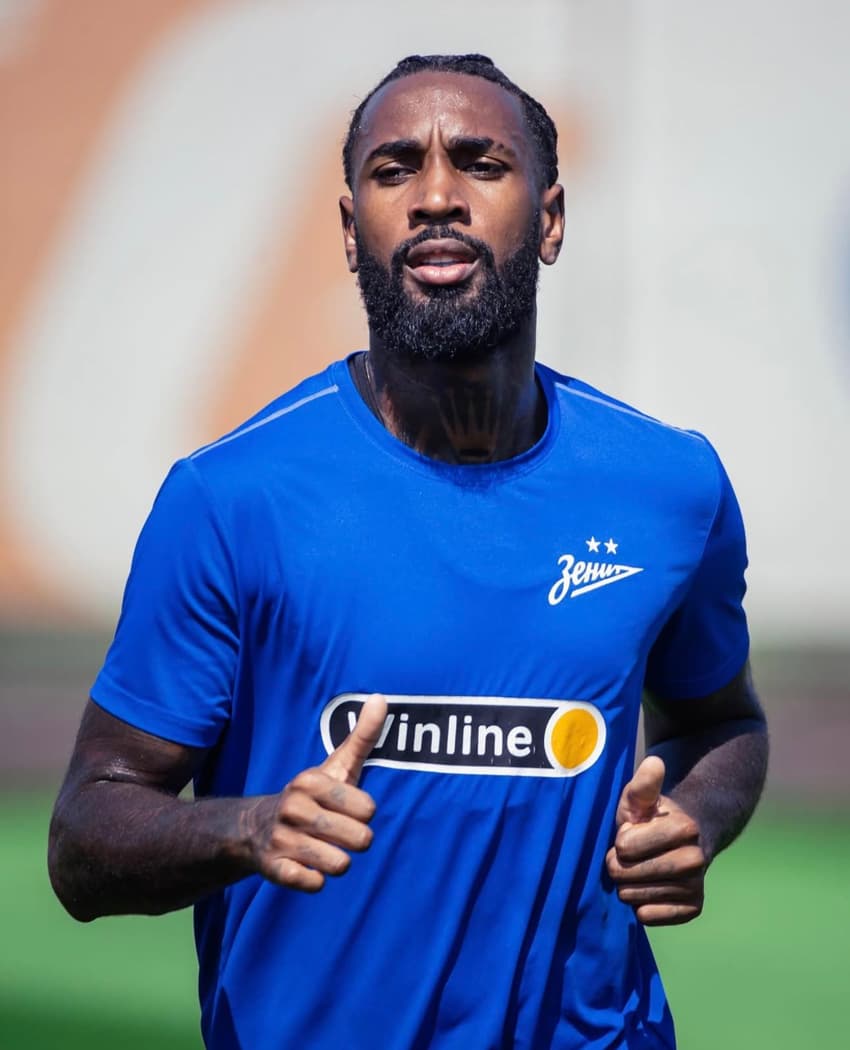 Gerson em sessão de treinos pelo Zenit (Foto: Divulgação/Zenit)