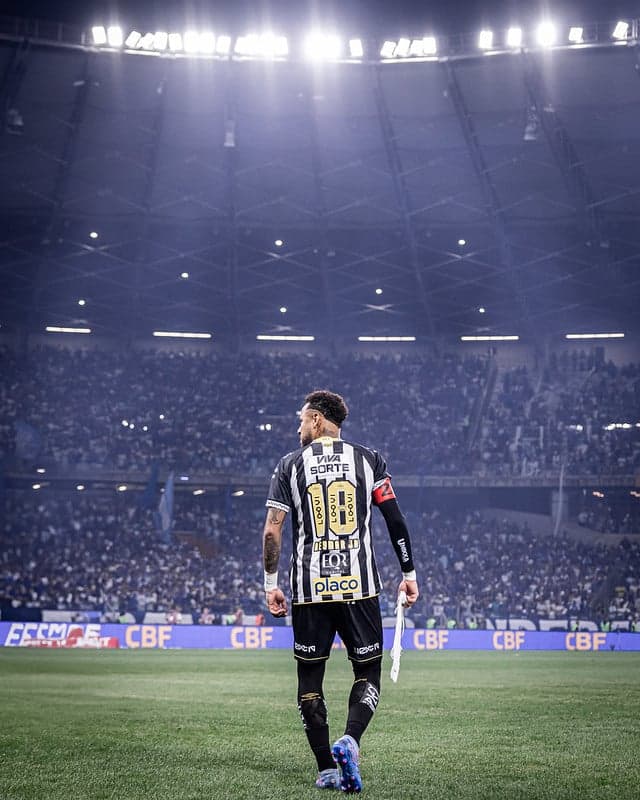Neymar foi titular do Santos na vitória diante do Cruzeiro, no Mineirão. (Foto: Raul Baretta/ Santos FC)