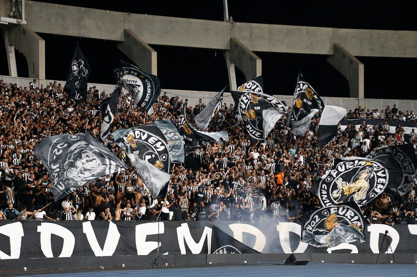 Torcida do Botafogo no Nilton Santos (Foto: Vítor Silva/Botafogo)