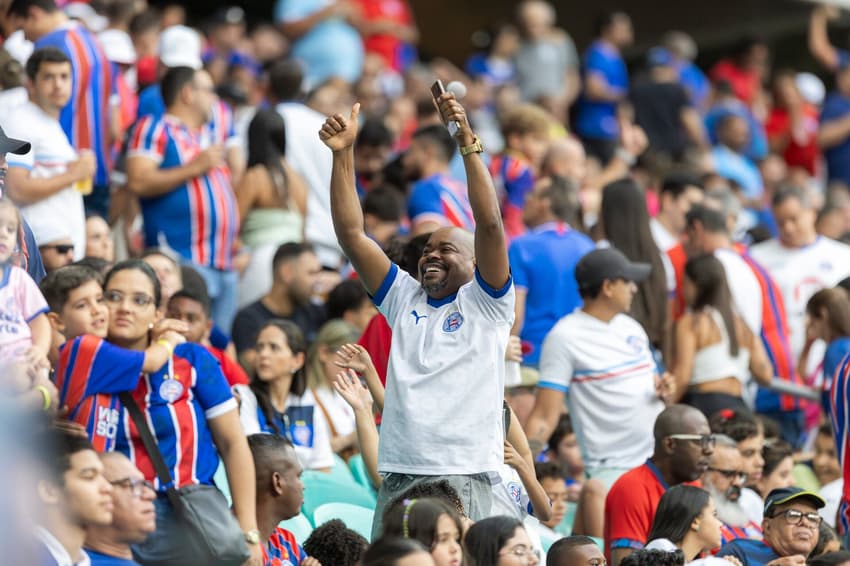 Torcida do Bahia na Arena Fonte Nova (Foto: Rafael Rodrigues / EC Bahia)