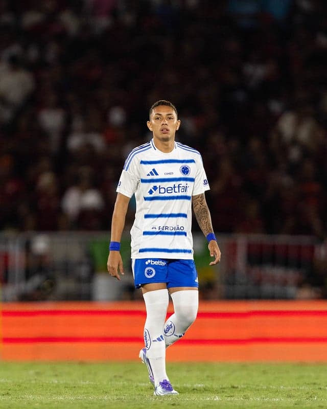 Lateral Kauã Moraes, do Cruzeiro (Foto: Thaís Magalhães/Cruzeiro)