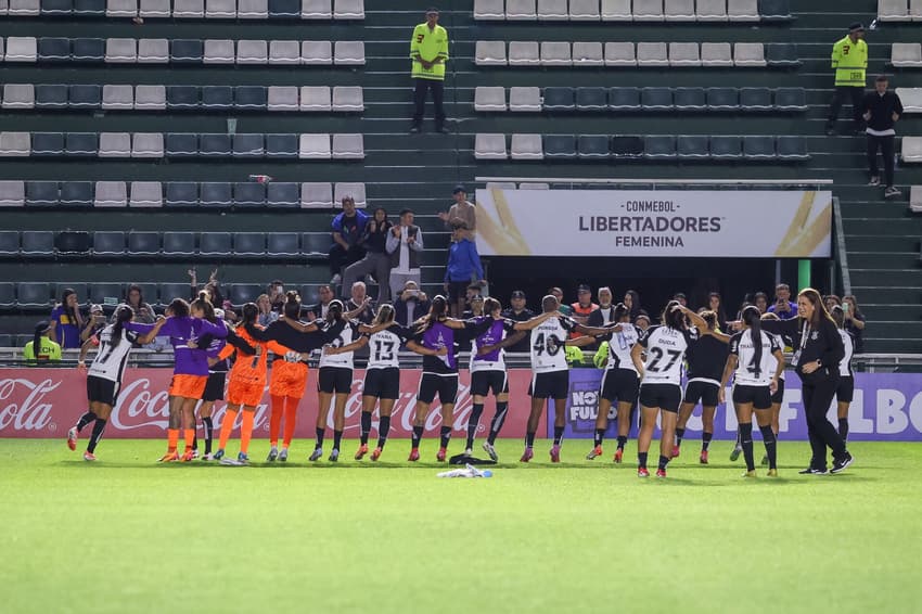 Corinthians comemora classificação na Libertadores Feminina. (Foto: Staff Images Woman/CONMEBOL)