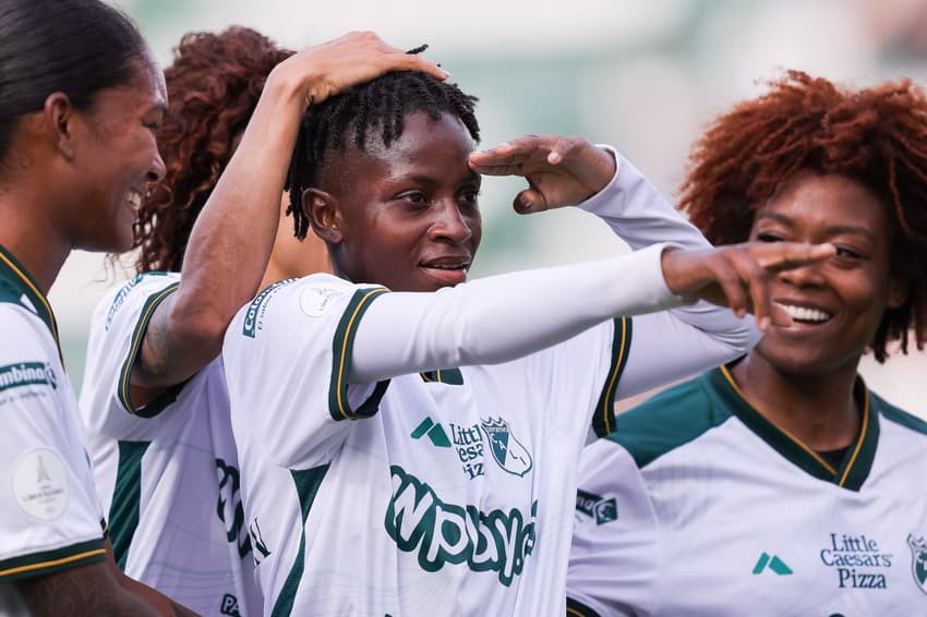 Kelly Ibarguen comemora gol pelo Deportivo Cali, pela Libertadores Feminina. (Foto: Kelly Ibargüen)