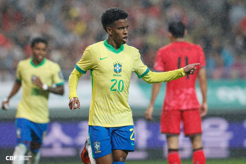 Estêvão atacante Seleção Brasileira Brasil