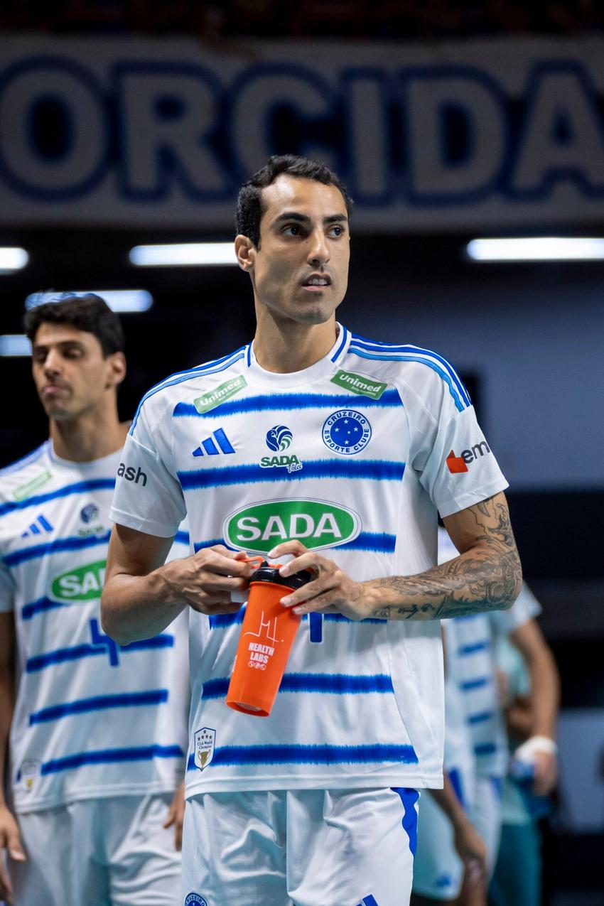 Douglas Souza na final do Mineiro de Vôlei 2025 (Foto: Agência i7/Sada Cruzeiro)