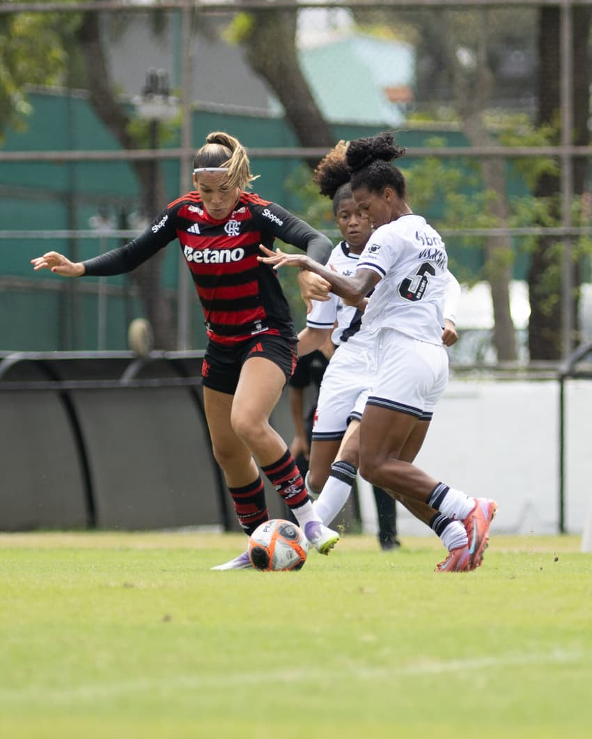 Flamengo e Vasco se enfrentaram na Gávea pelo Carioca Feminino. (Foto: Mariana Sá/Flamengo)