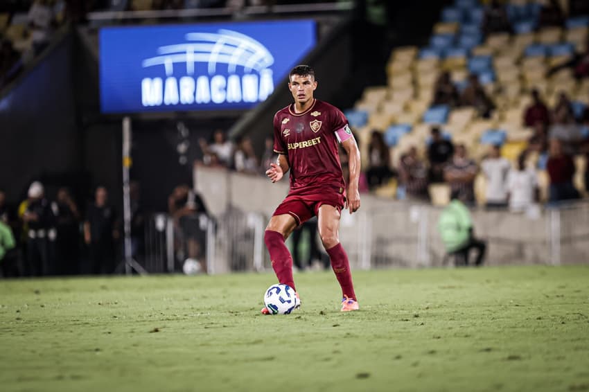 Thiago Silva em ação em Fluminense x Juventude