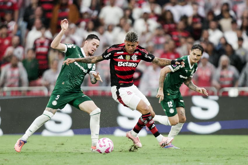 Palmeiras e Flamengo disputam a final da Libertadores (Foto: Gilvan de Souza/Flamengo)