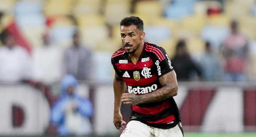 Danilo durante Flamengo x Palmeiras (Foto: Gilvan de Souza/Flamengo)