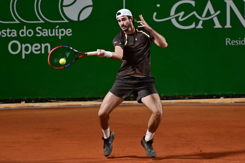 Gustavo Heide na vitória na estreia no Costa do Sauípe Open (João Pires/Fotojump)