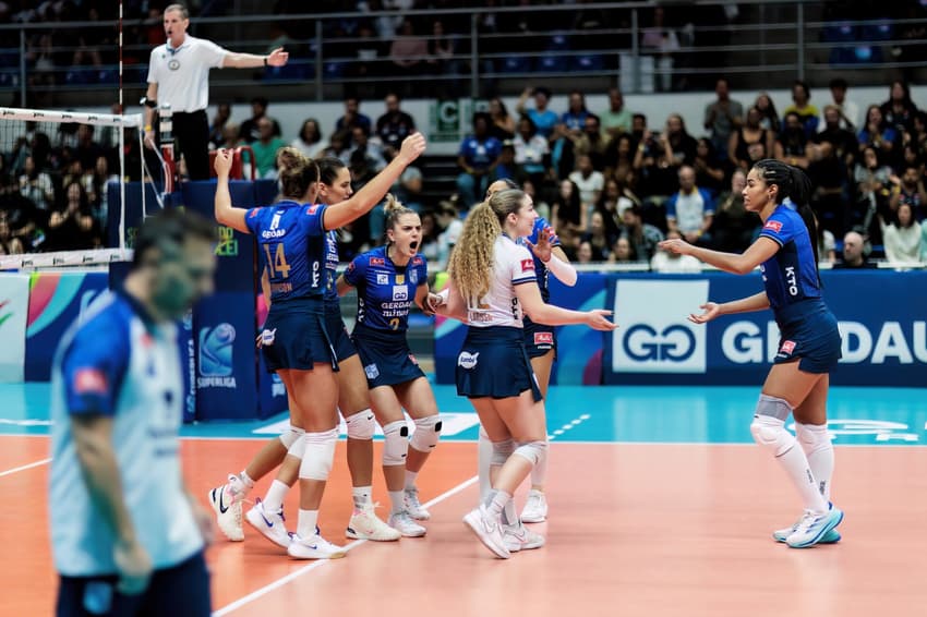 Minas vence Mackenzie em partida da Superliga feminina (Foto: Divulgação / MTC)