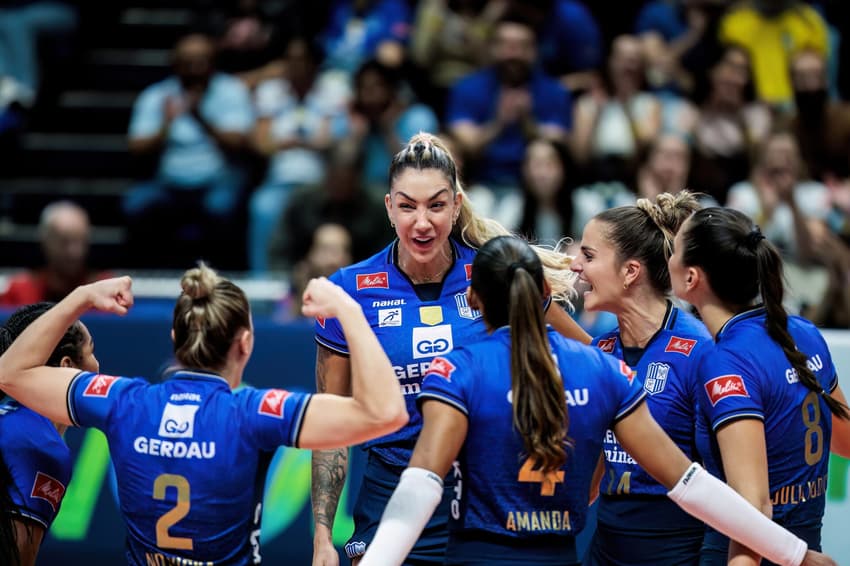 Minas vence Mackenzie em partida da Superliga feminina (Foto: Divulgação / MTC)