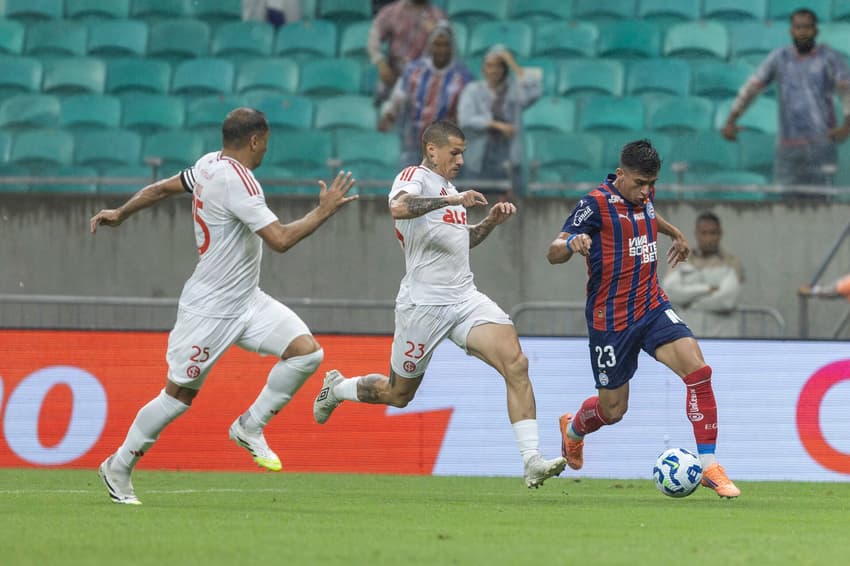 Sanabria em Bahia x Internacional (Foto:  Rafael Rodrigues/EC Bahia)