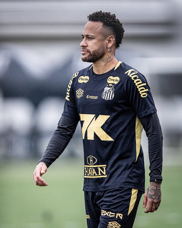 Neymar inicia transição física no Santos. (Foto: Raul Baretta/ Santos FC)