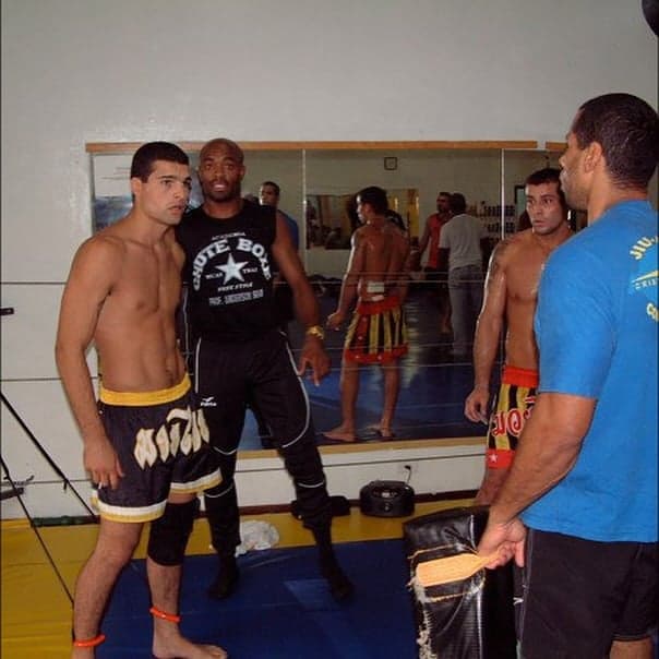 CM com Anderson e Shogun em 2002 (Foto: Instagram Cristiano Marcello)