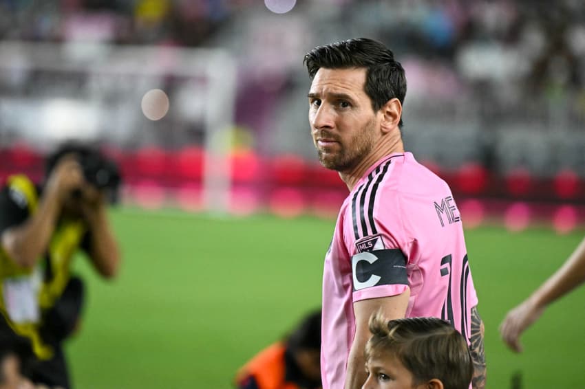 Lionel Messi passou em branco na derrota de 5 a 3 que o Inter Miami sofreu para o Chicago Fire (Foto: CHANDAN KHANNA / AFP)
