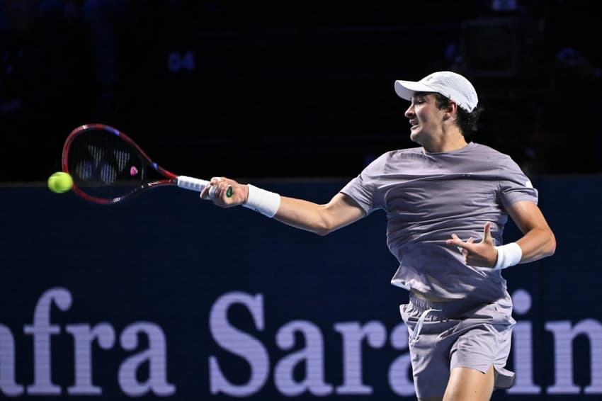 O forehand foi uma das armas de João Fonseca na final do ATP 500 da Basileia