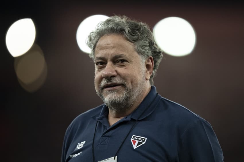 Julio Casares, presidente do São Paulo (Foto: Jorge Rodrigues/AGIF)