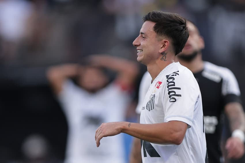 Barreal durante clássico contra o Corinthians na Neo Química Arena. (Foto: Chiereguini/AGIF)