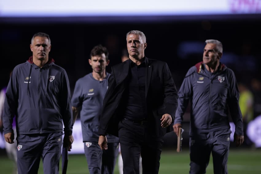 Crespo nunca venceu o Fortaleza pelo São Paulo (Foto: Ettore Chiereguini/AGIF)