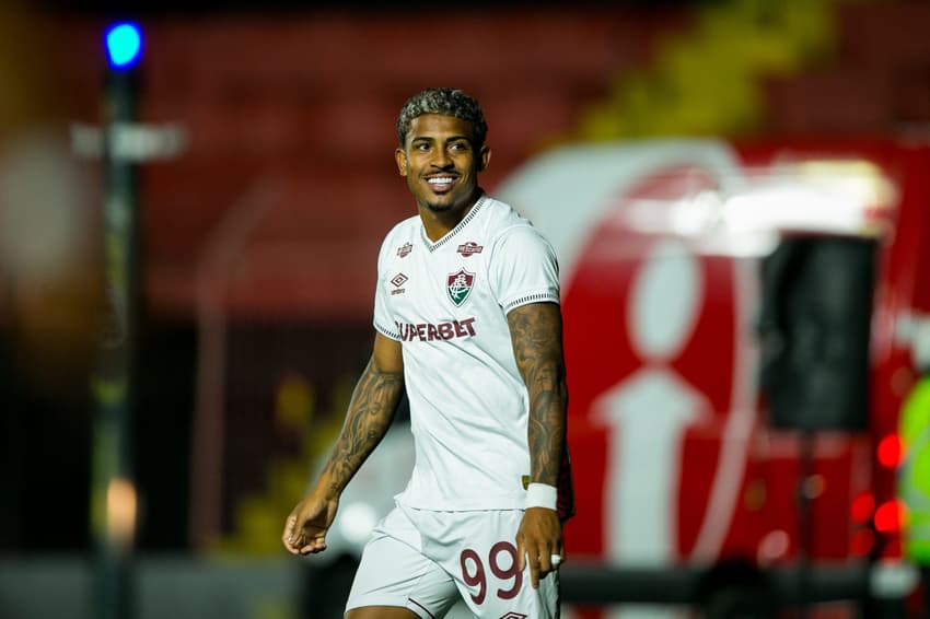 John Kennedy em ação em Sport x Fluminense
