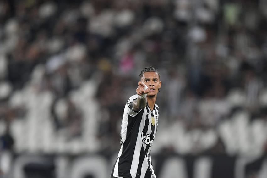 Newton é um dos destaques do Botafogo nos últimos jogos (Foto: Thiago Ribeiro/AGIF)