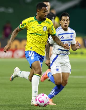 Allan, do Palmeiras, em ação pelo Brasileirão (Foto: Cesar Greco/Palmeiras/by Canon)
