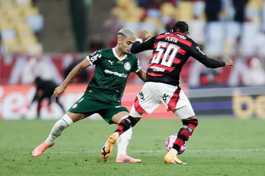 Andreas Pereira, do Palmeiras, no Maracanã (Foto: Gilvan de Souza/Flamengo)