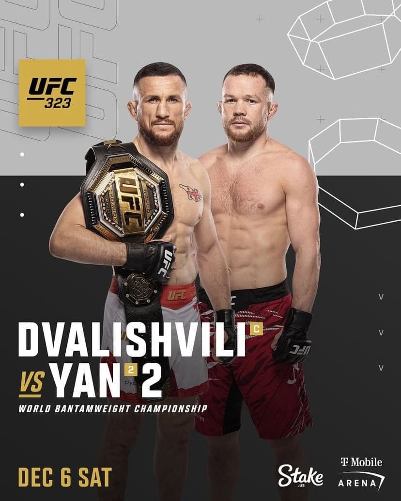 Anúncio Merab Dvalishvili x Petr Yan no UFC 323 (Foto: Reprodução / Instagram)