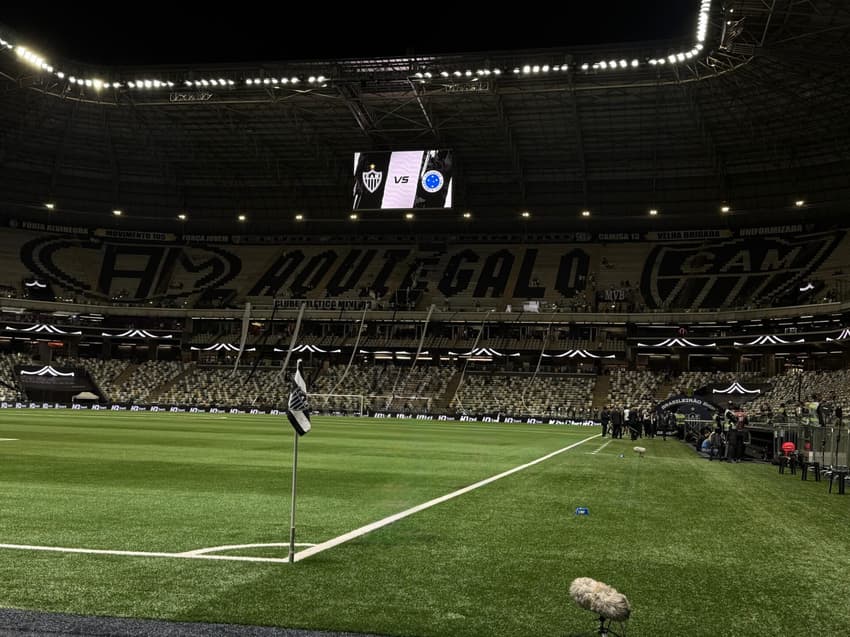 Arena MRV antes do início do classico entre Cruzeiro e Atlético (Foto: Rodrigo Leonel)
