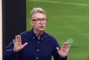 Craque Neto avaliou a disputa entre Flamengo e Palmeiras pelo Brasileirão (Foto: Reprodução Band)